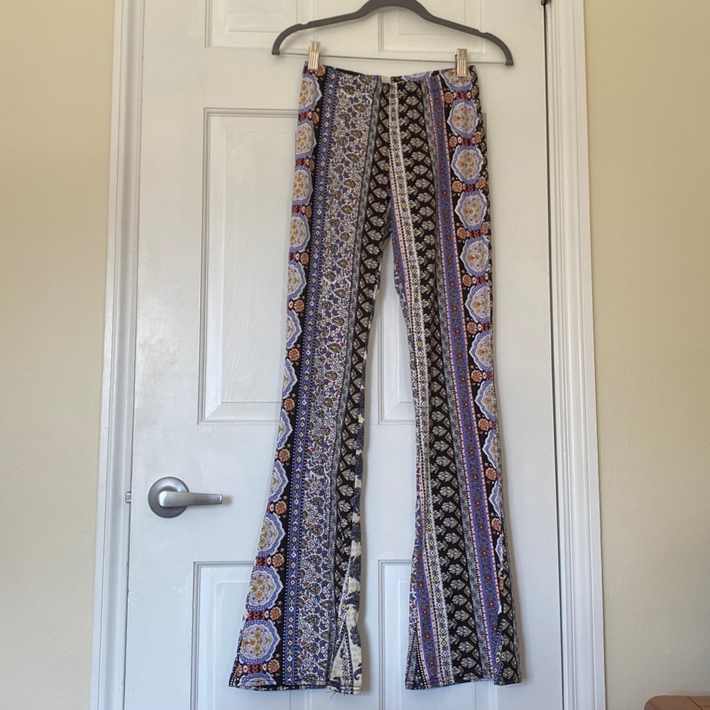 Spandex/Polyester Flare Pants